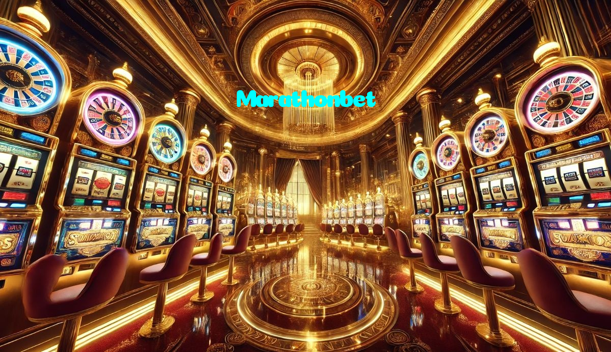 Marathonbet casino presented on mobile device in Pakistan with slots and live games
